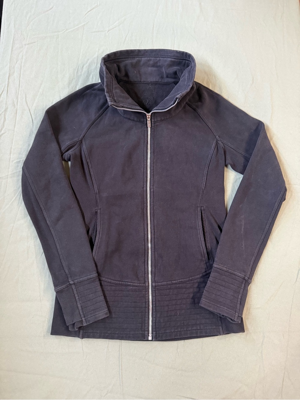 Womens Lululemon Black Full Zip Jacket Black 8